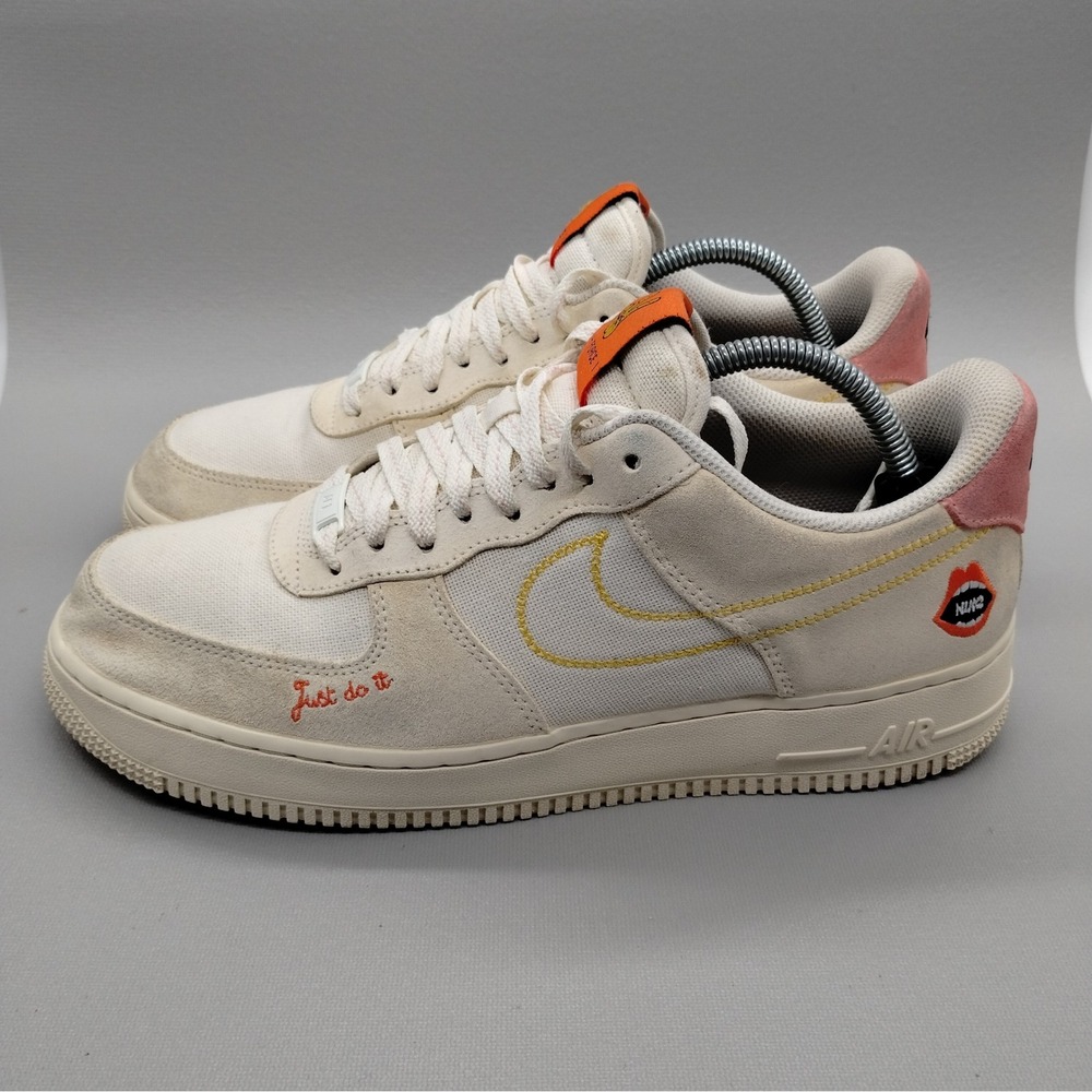 Nike Air‎ Force 1 '07 'Peace x Rock And Roll' Mens Size 10.5 Casual Sneakers
